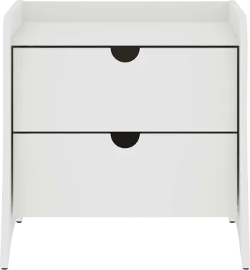 Mallery White Nightstand