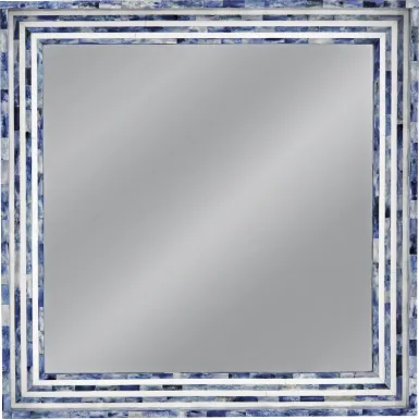 Gilston Blue Mirror
