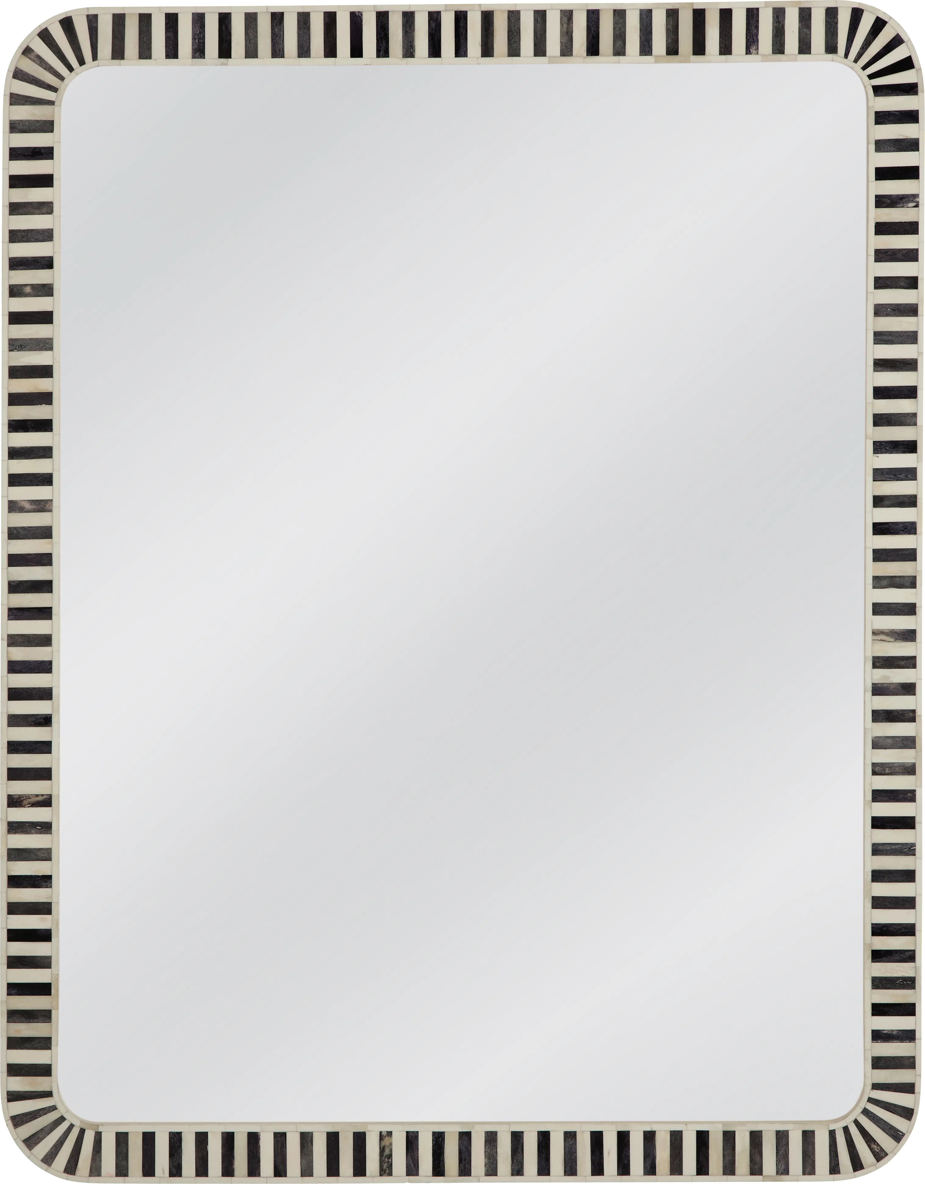 Nayborly Cream and Gray Mirror - Thumbnail - Image 1