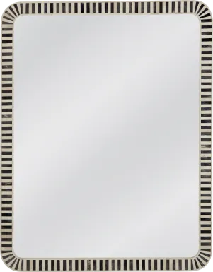 Nayborly Cream and Gray Mirror