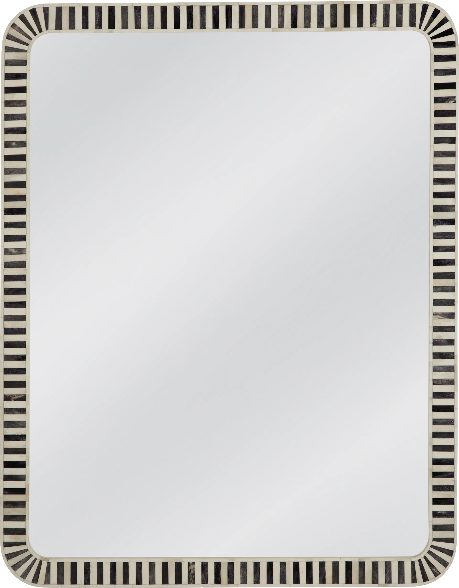 Nayborly Cream and Gray Mirror - Image 1