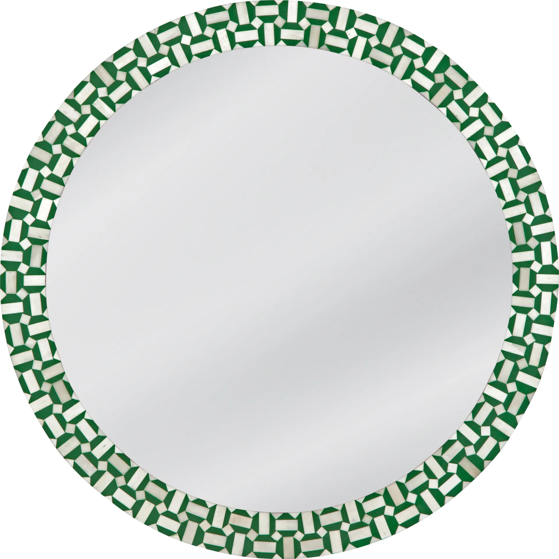 Glaizewood Green Mirror - Image 1