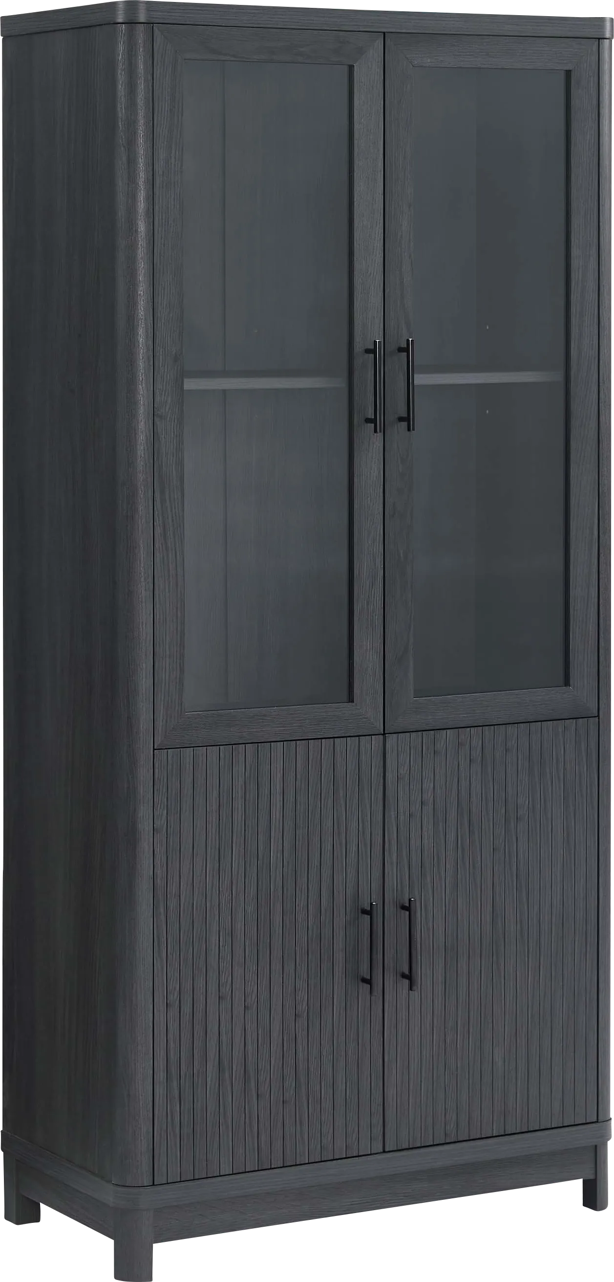 Kassy Charcoal Bookcase - Thumbnail - Image 1