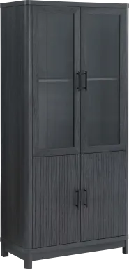 Kassy Charcoal Bookcase