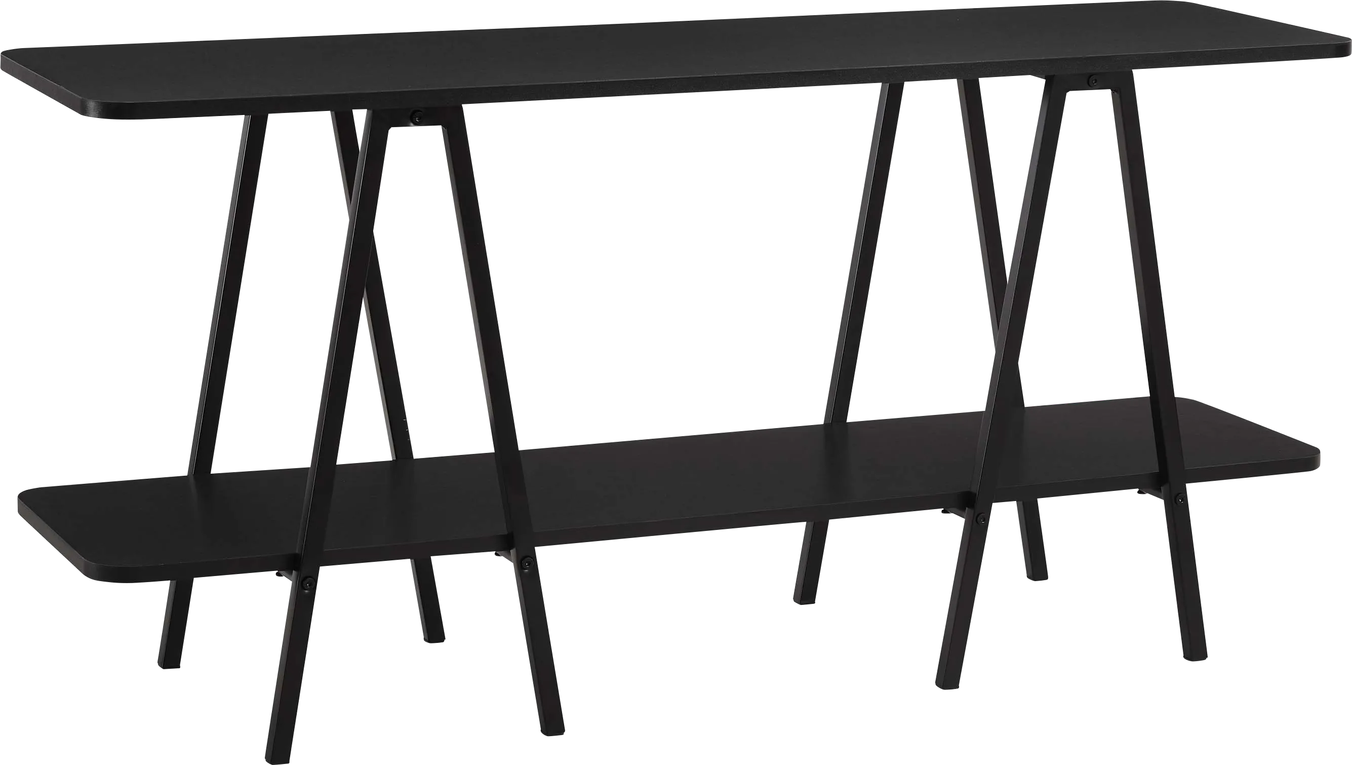 Jessee I Black Sofa Table - Thumbnail - Image 1