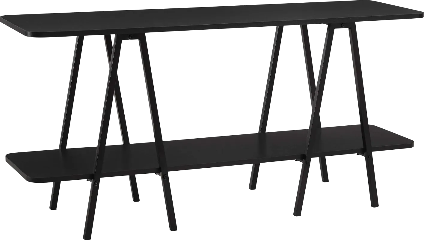 Jessee I Black Sofa Table