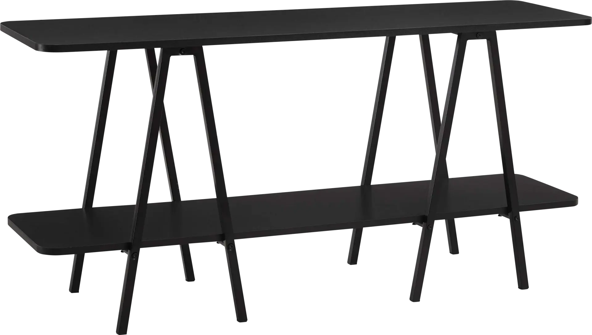Jessee I Black Sofa Table