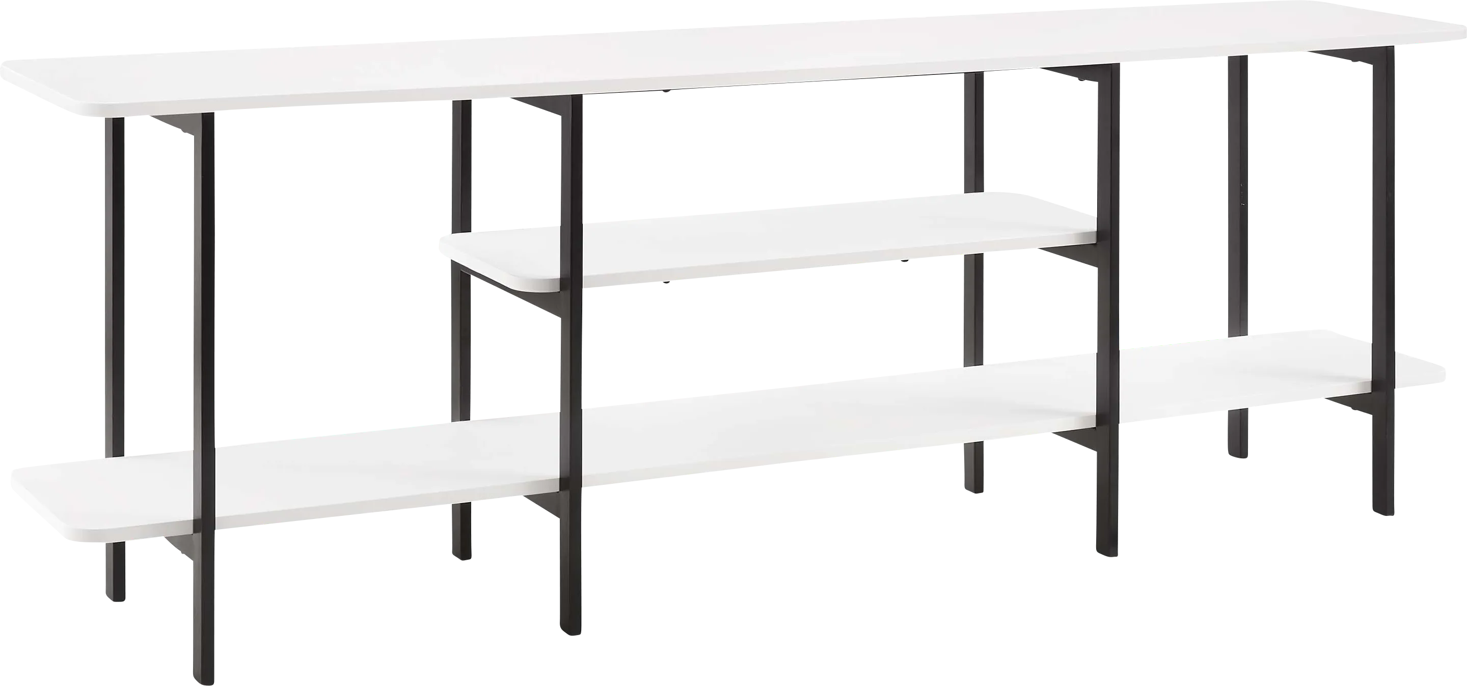 Jessee II White Sofa Table - Thumbnail - Image 1