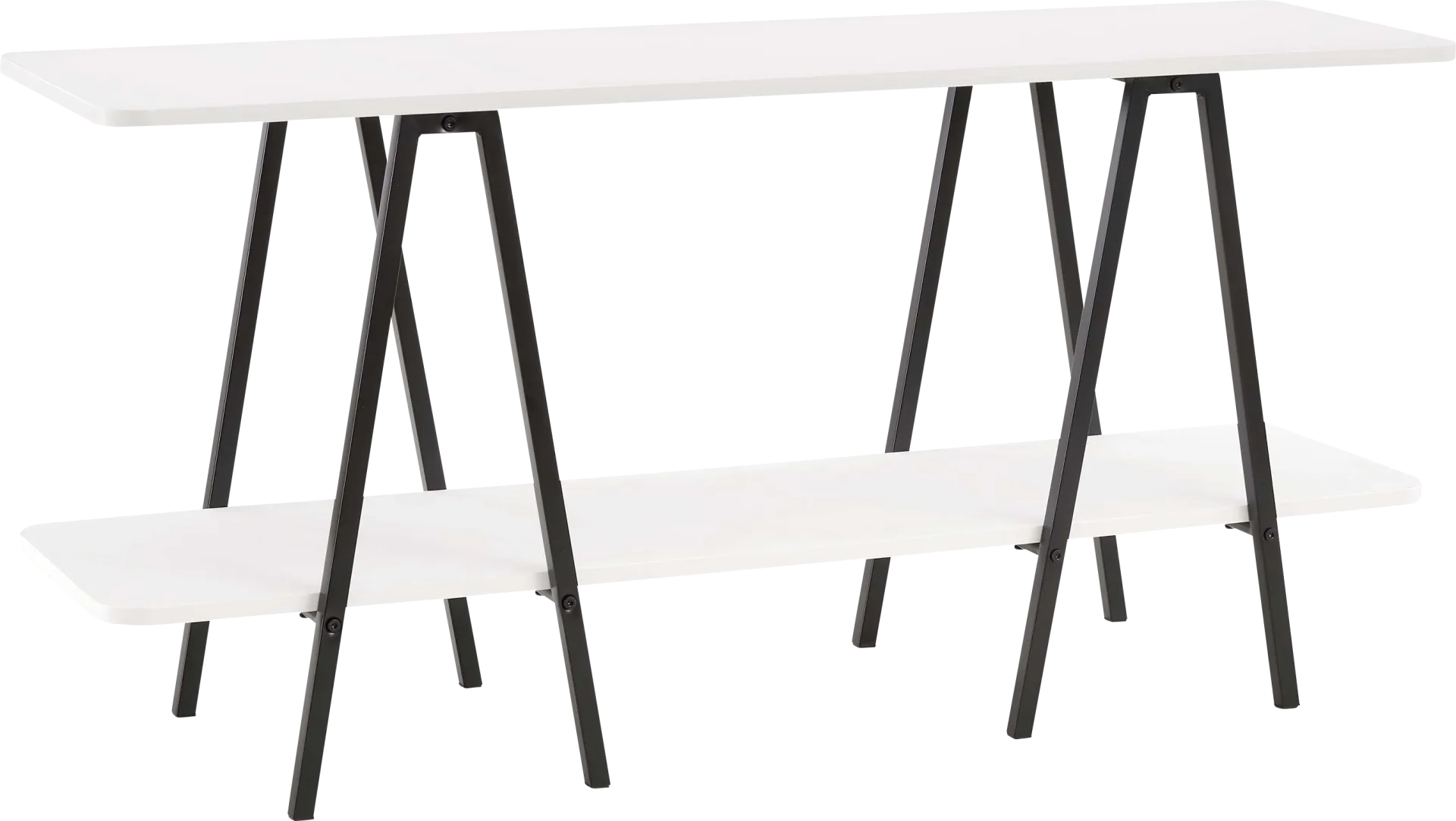 Jessee I White Sofa Table - Image 1