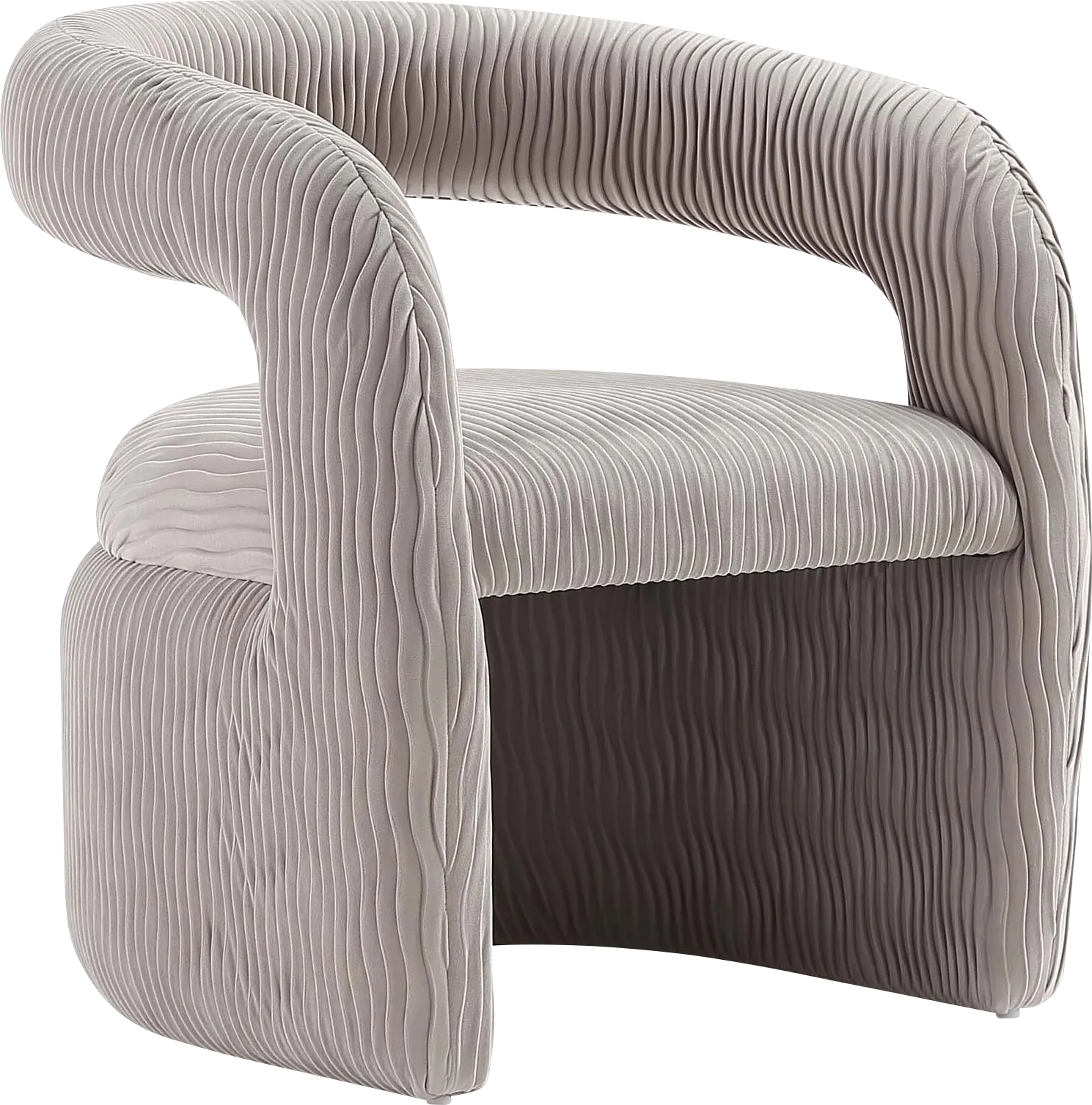 Flaminian Gray Arm Chair - Image 1