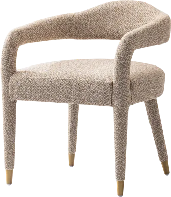 Barbette Gold Arm Chair