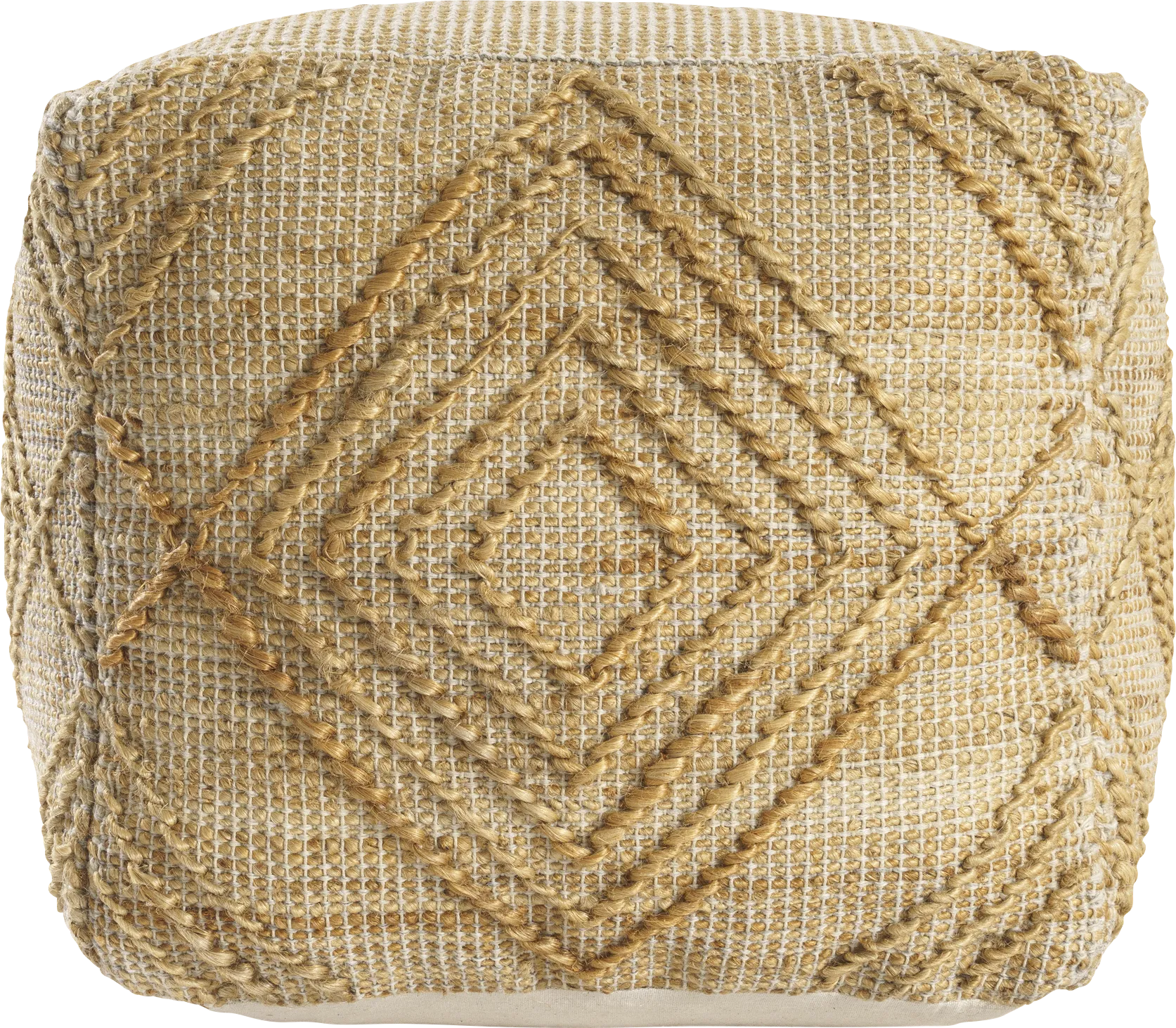 Igri Tan Pouf - Image 1