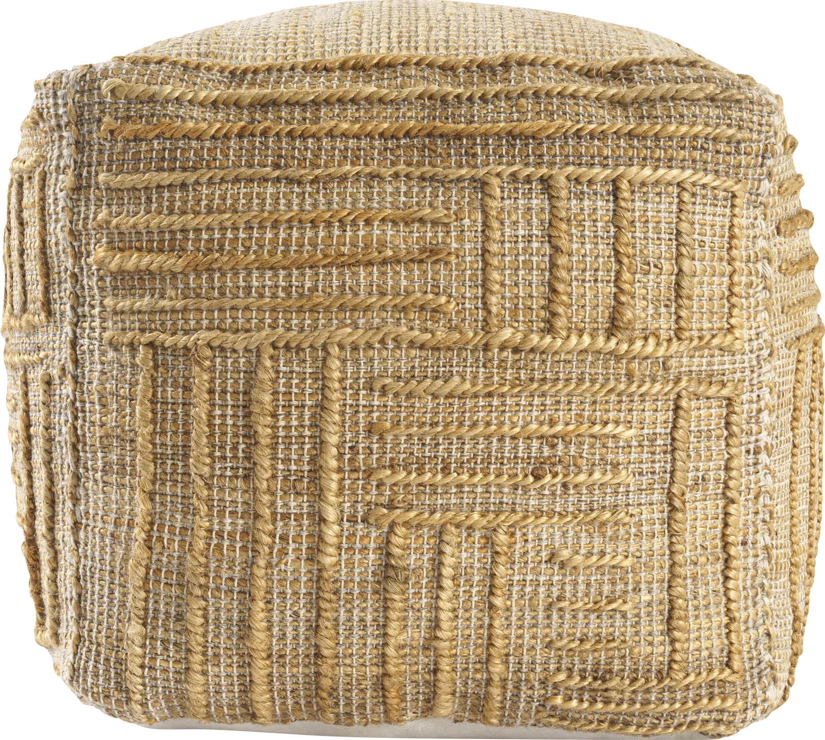 Ruasen Tan Pouf - Image 1