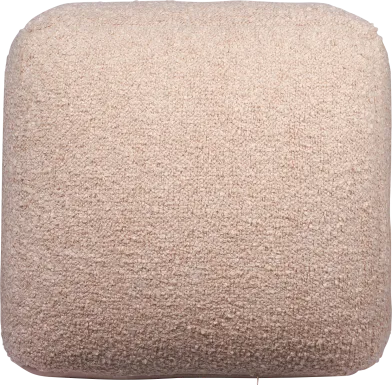 Nelior Beige Pouf