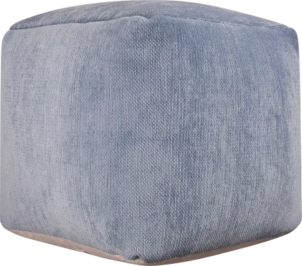 Gekia Light Blue Pouf
