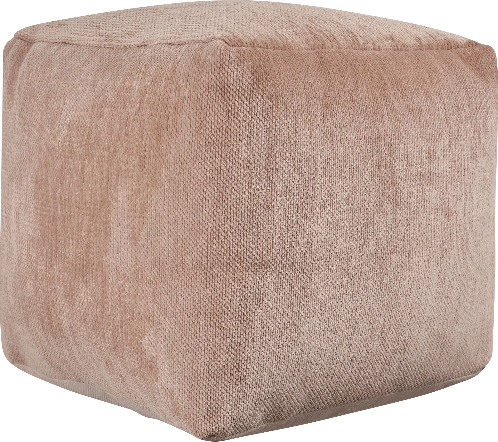 Gekia Brown Pouf - Thumbnail - Image 1