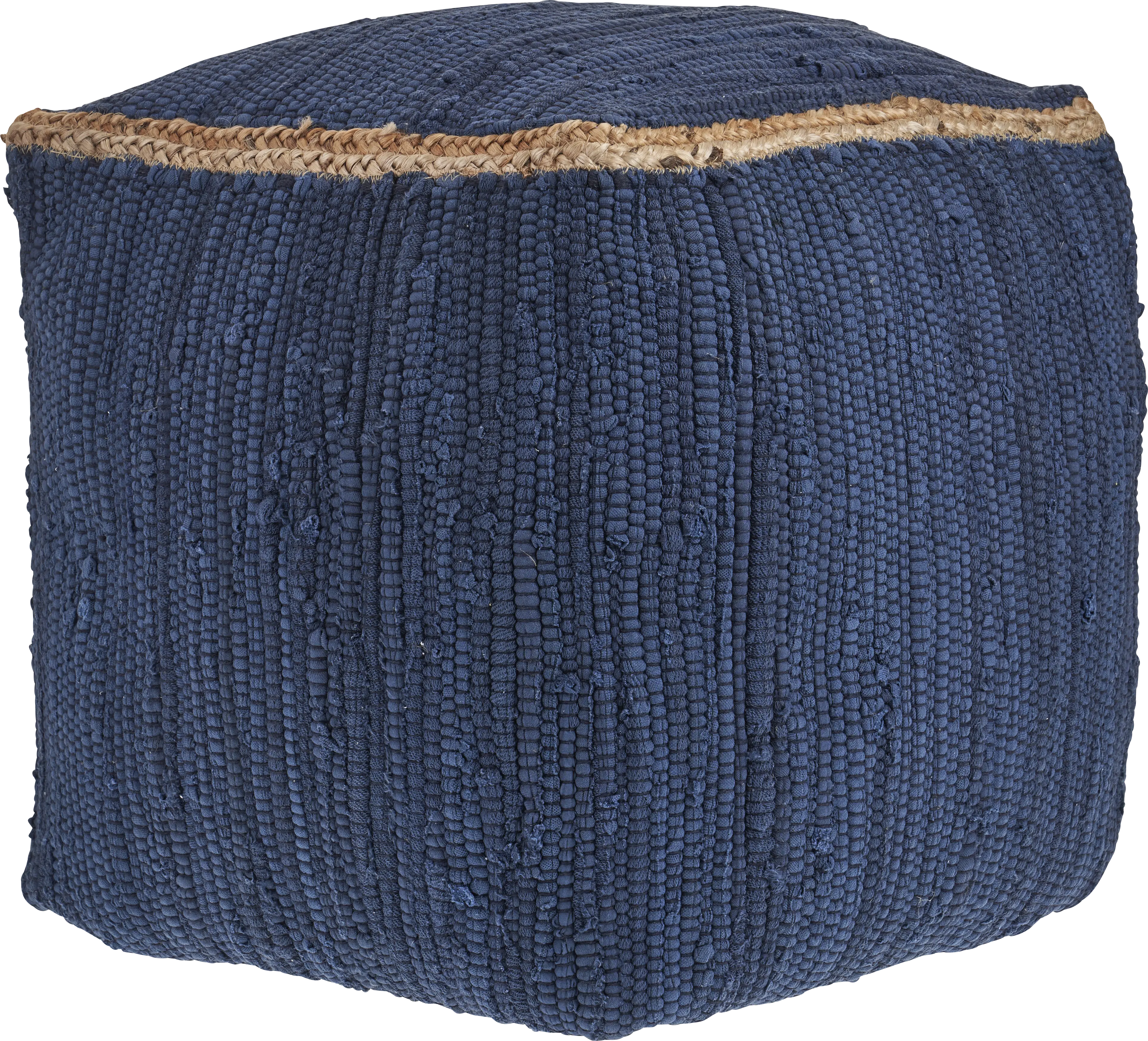 Binvia Indigo Pouf