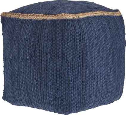 Binvia Indigo Pouf