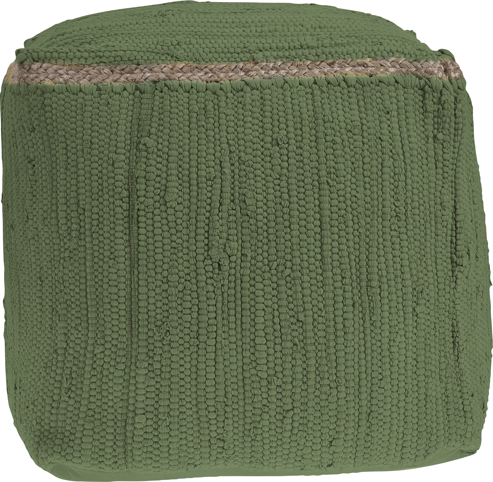 Binvia Green Pouf - Image 1