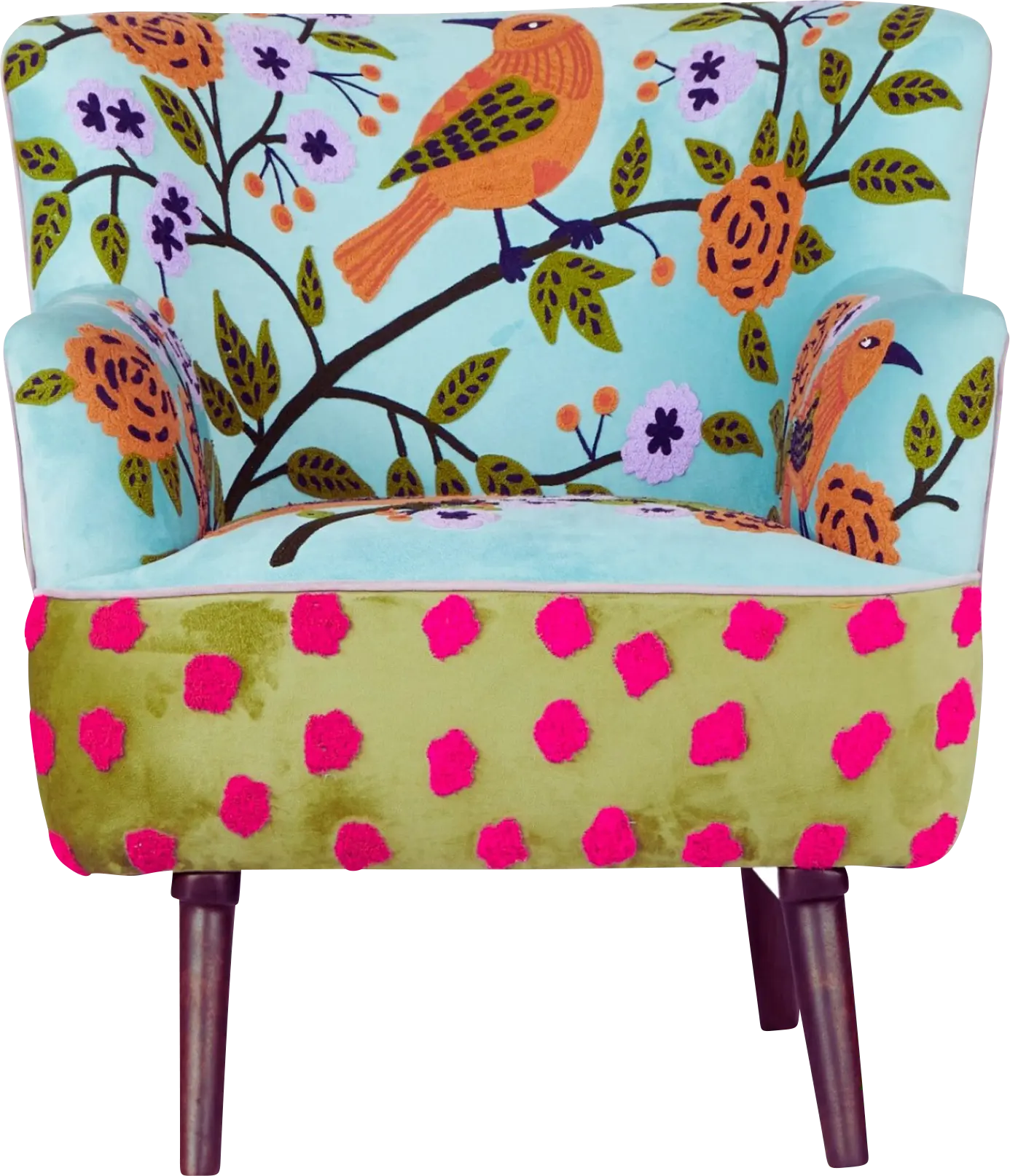 Tansya Blue/Multi Accent Chair