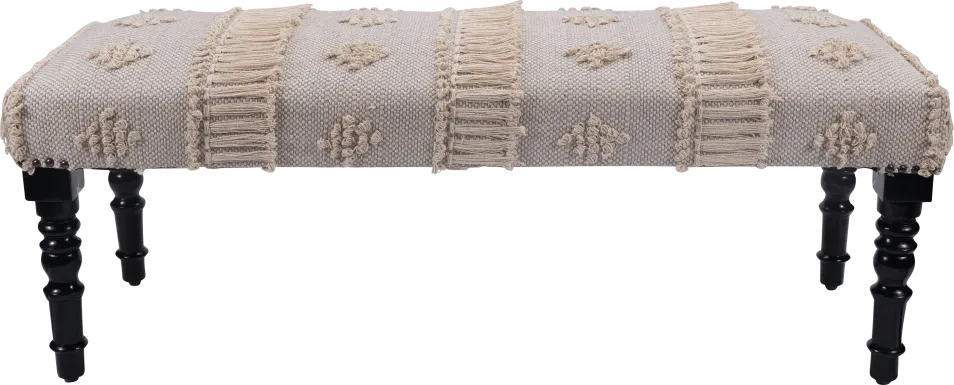 Sebaso Gray/Cream Bench