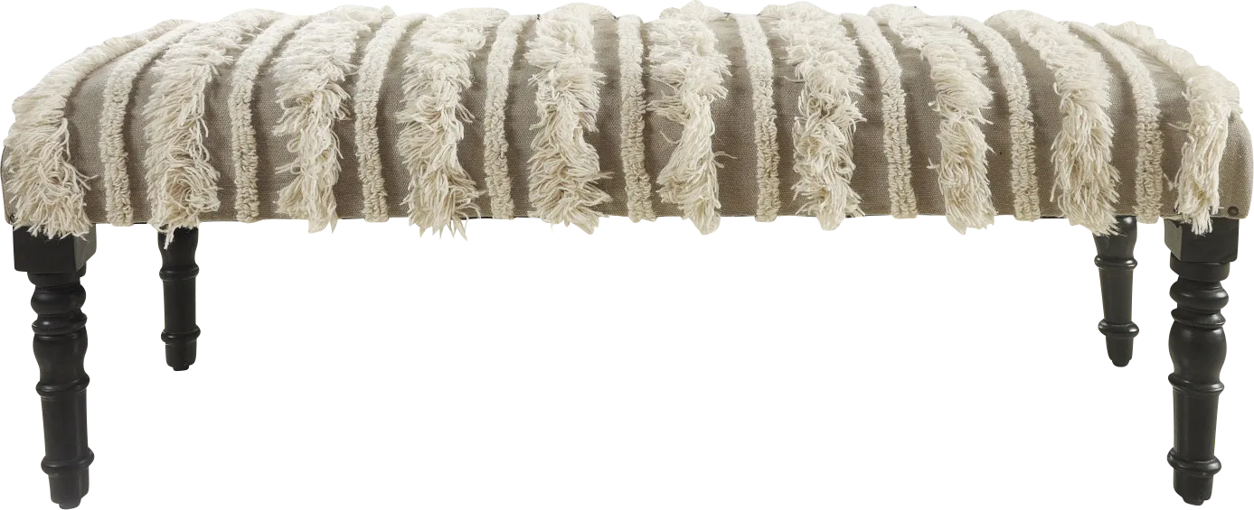 Shimlo Cream/Gray Bench - Image 1