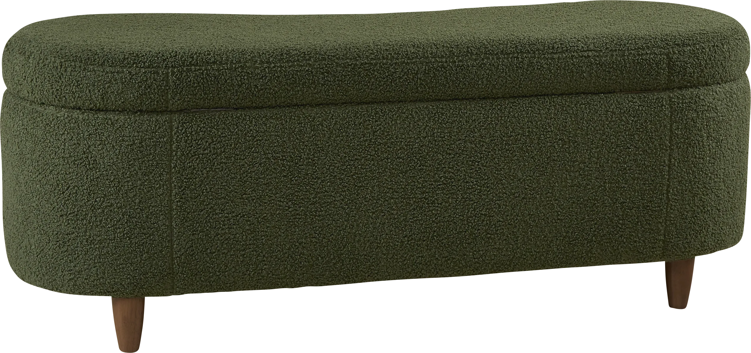 Kristencreek Green Storage Bench - Thumbnail - Image 1