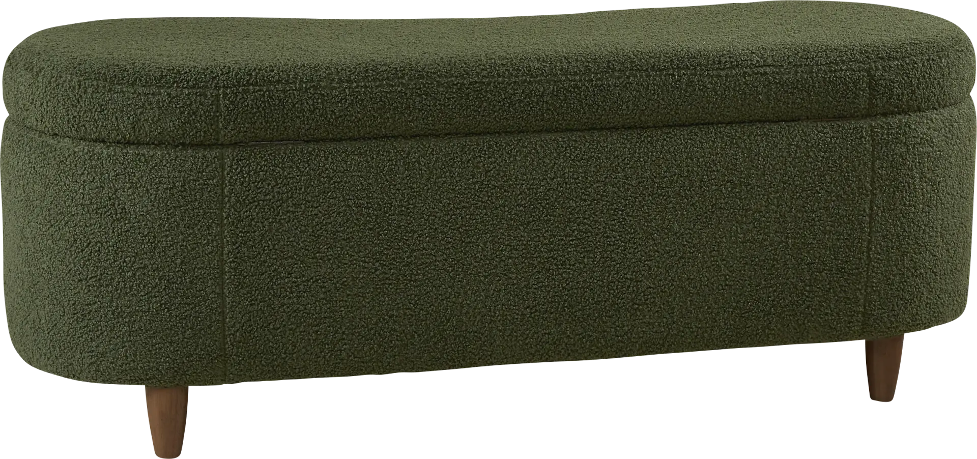 Kristencreek Green Storage Bench