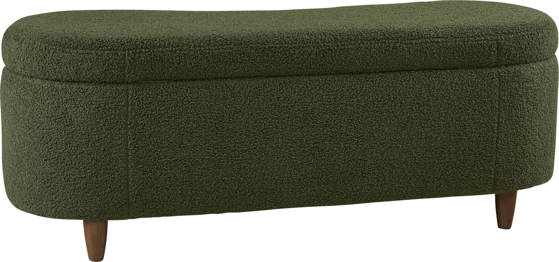 Kristencreek Green Storage Bench - Image 1