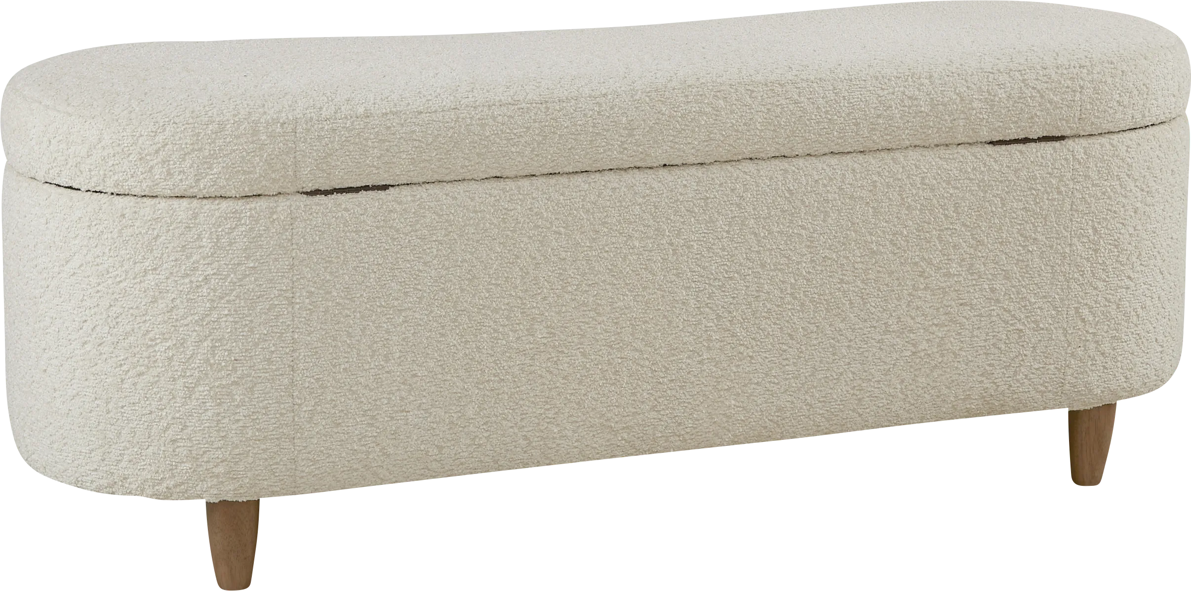 Kristencreek Cream Storage Bench