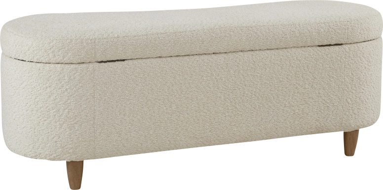 Kristencreek Cream Storage Bench
