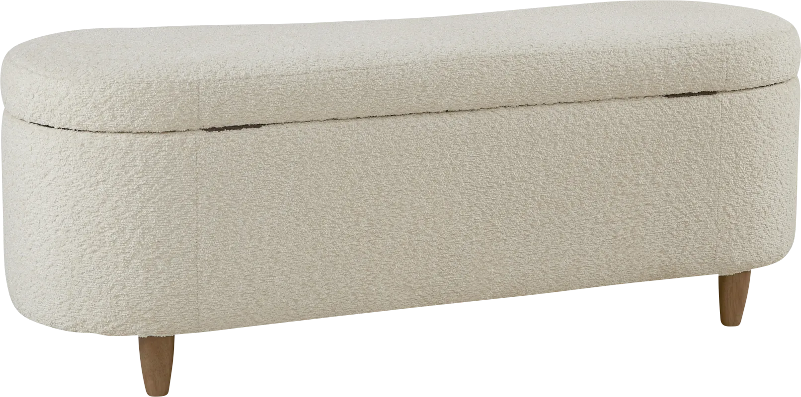Kristencreek Cream Storage Bench