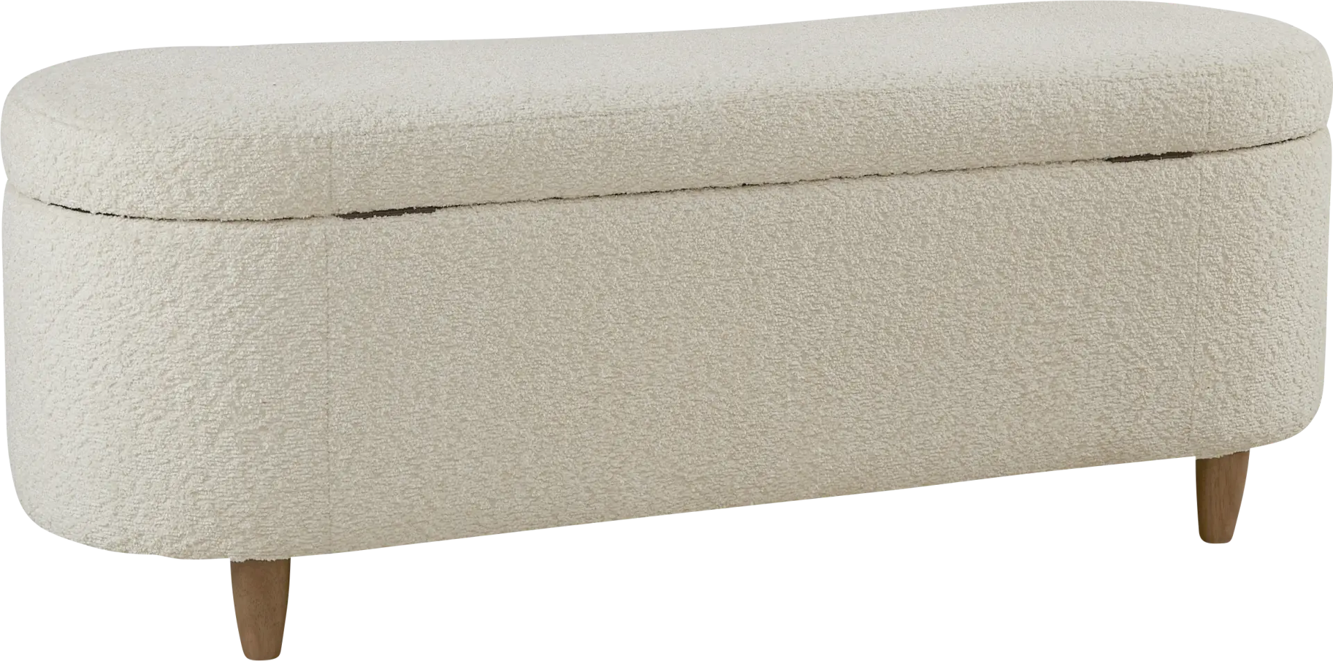 Kristencreek Cream Storage Bench
