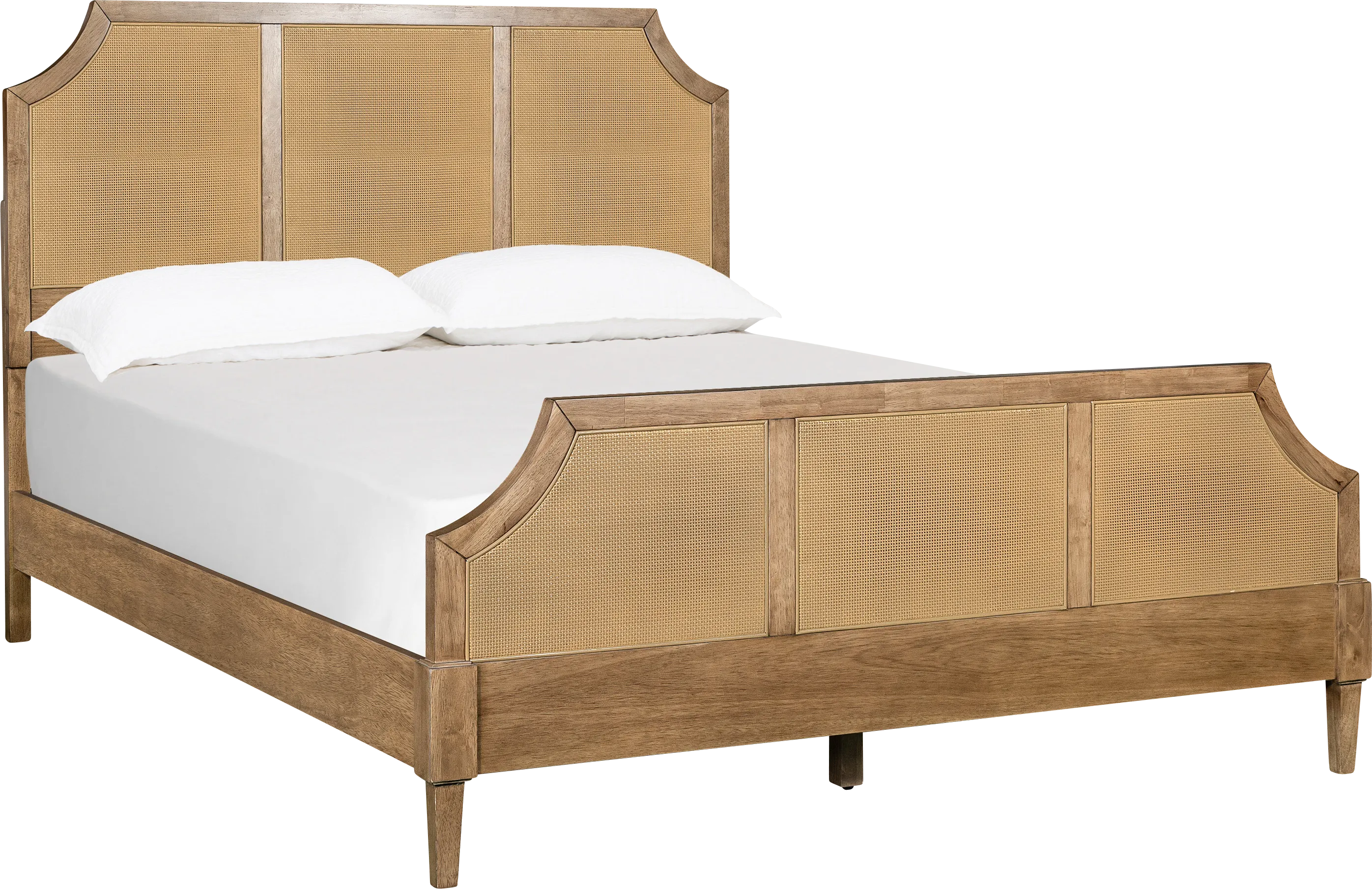 Karstview Beige Queen Platform Bed