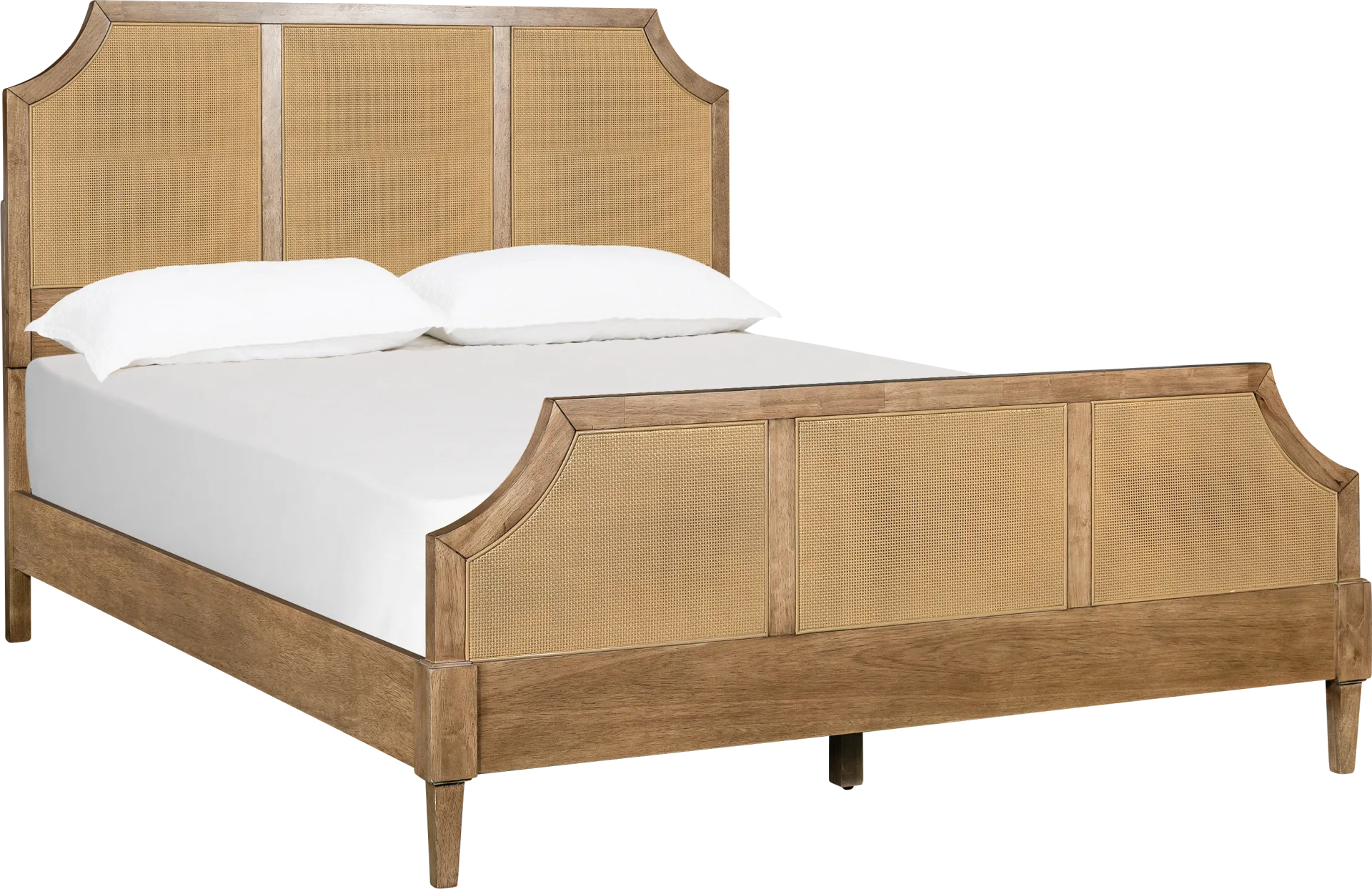 Karstview Beige Queen Platform Bed - Image 1