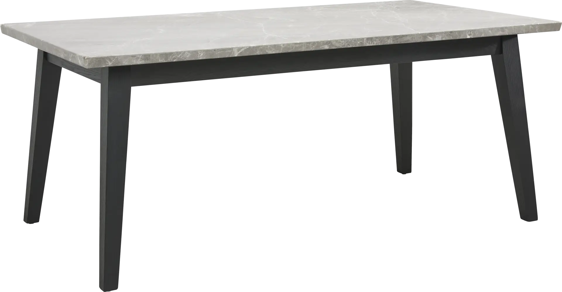 Viola Black Marble Top Dining Table