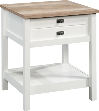 Lakespray White Nightstand
