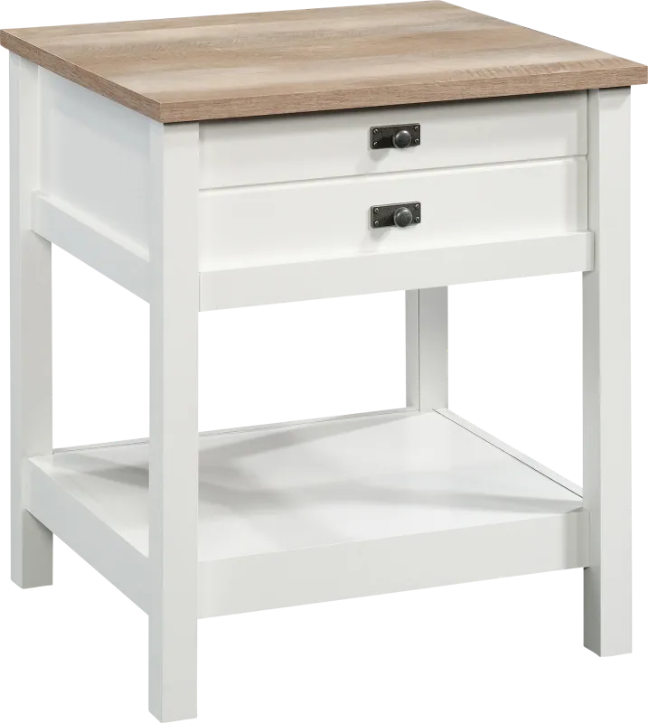 Lakespray White Nightstand