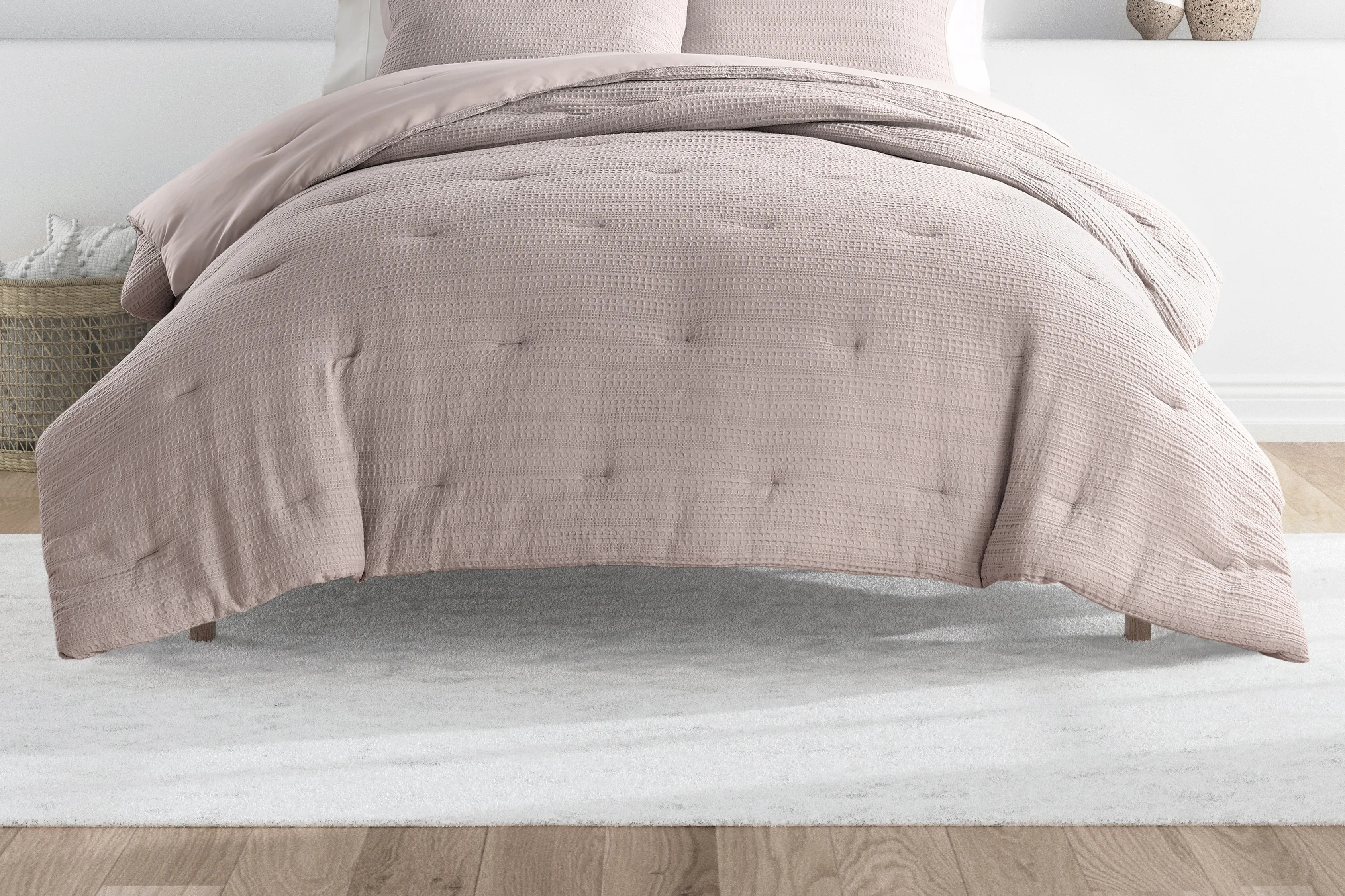 Hoplily Mauve 2pc Twin Comforter Set - Thumbnail - Image 2