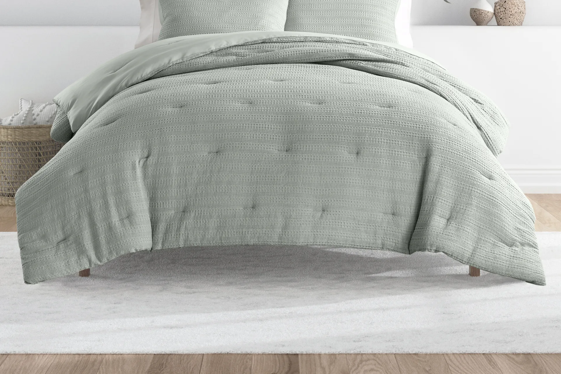 Hoplily Sage 3pc Queen Comforter Set - Image 2