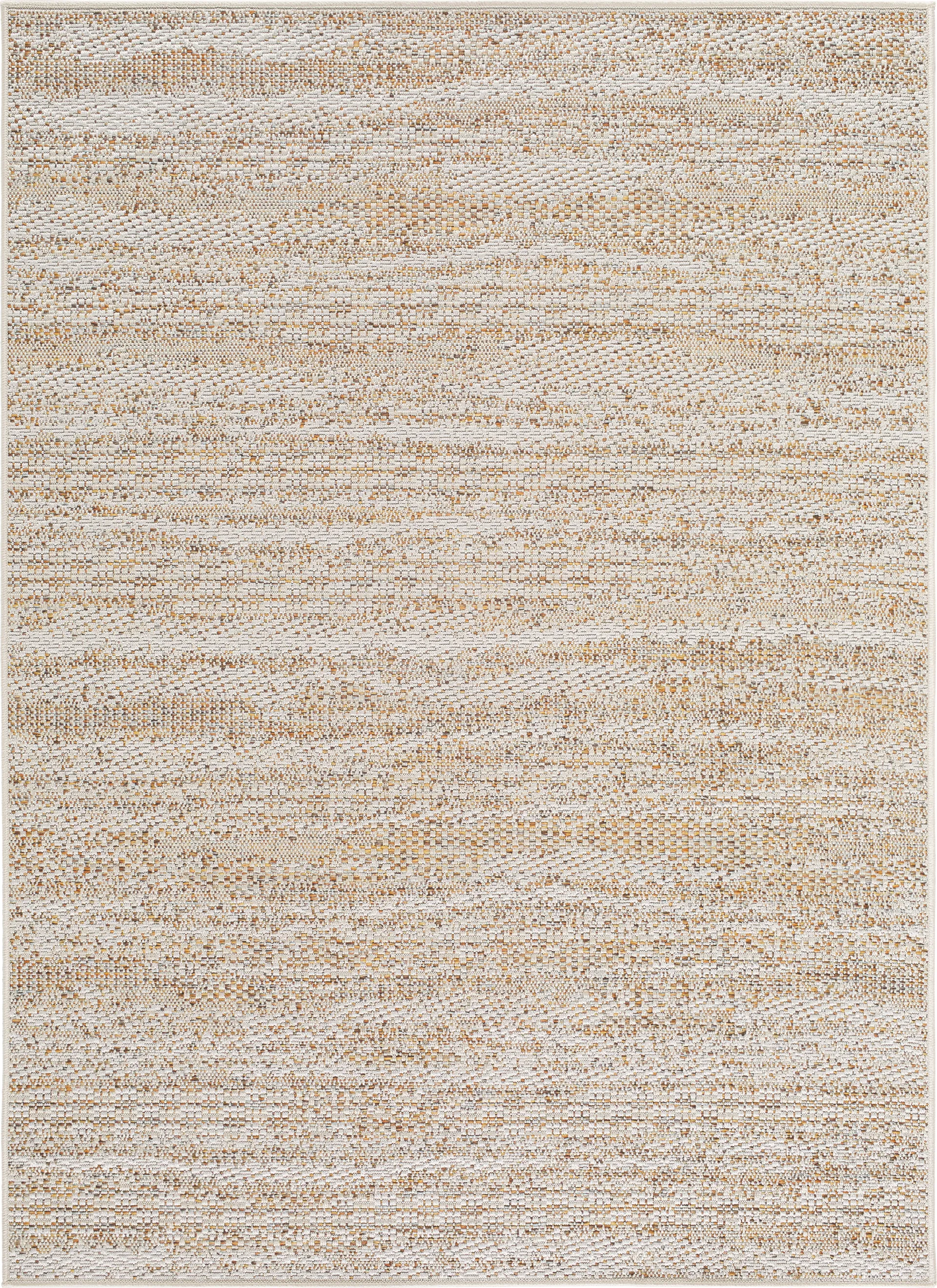 Aswan Butterscotch 6'3 x 9' Indoor/Outdoor Rug - Image 1