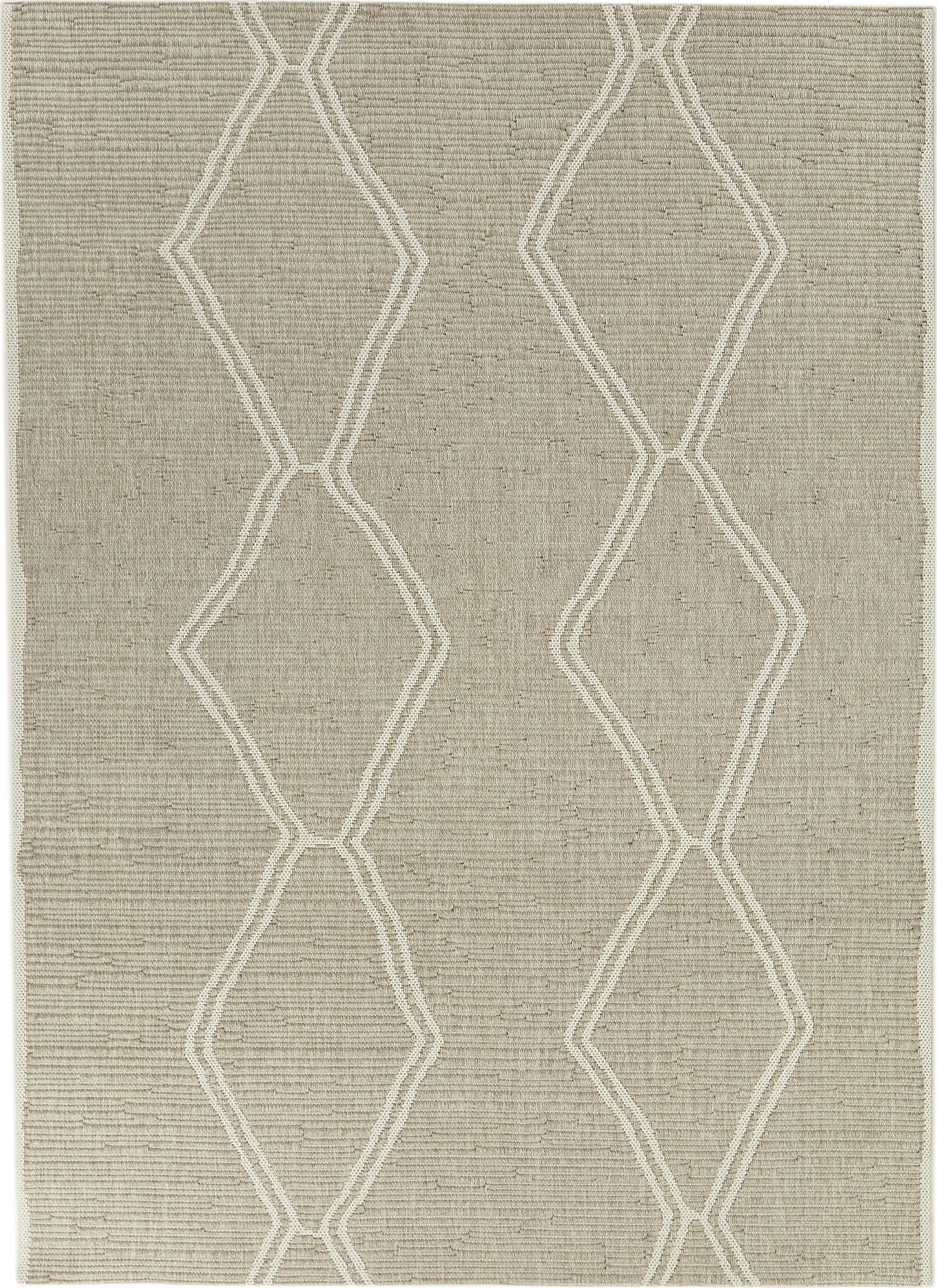Treillis Taupe 7'10 x 10' Rug - Image 1