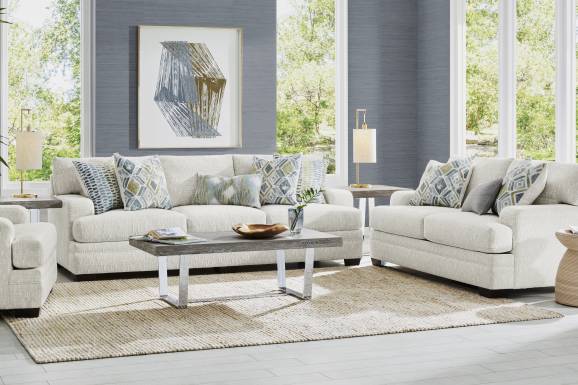 Charlton Park Ivory Loveseat