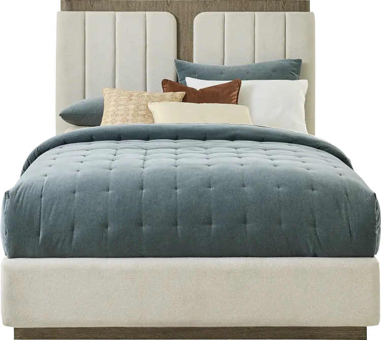 3 pc king upholstered bed
