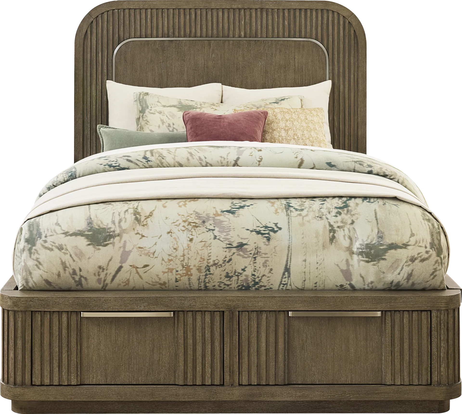Sausalito Brown 5 Pc King Storage Bedroom - Image 2