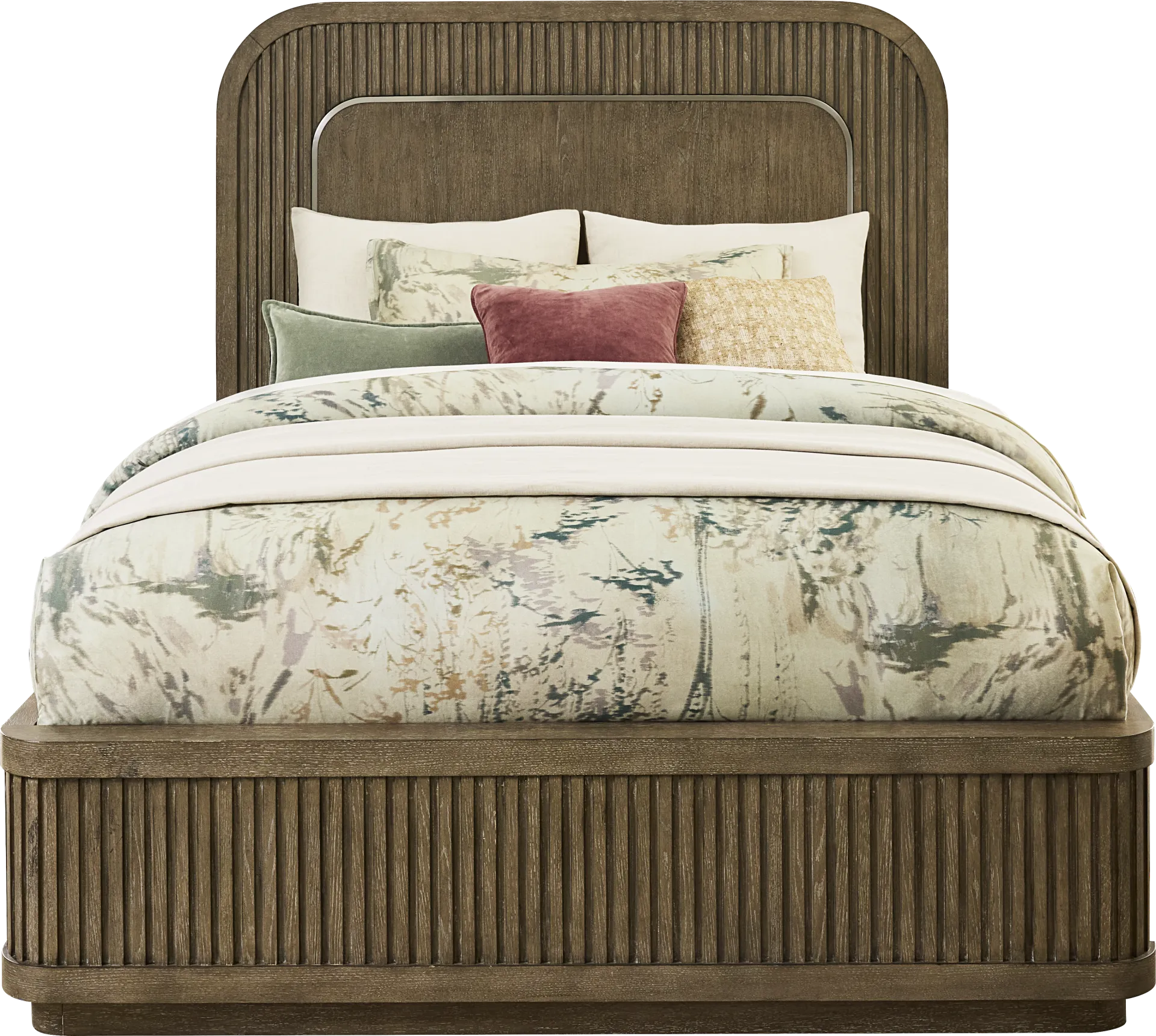 Sausalito Brown 3 Pc King Panel Bed - Image 2