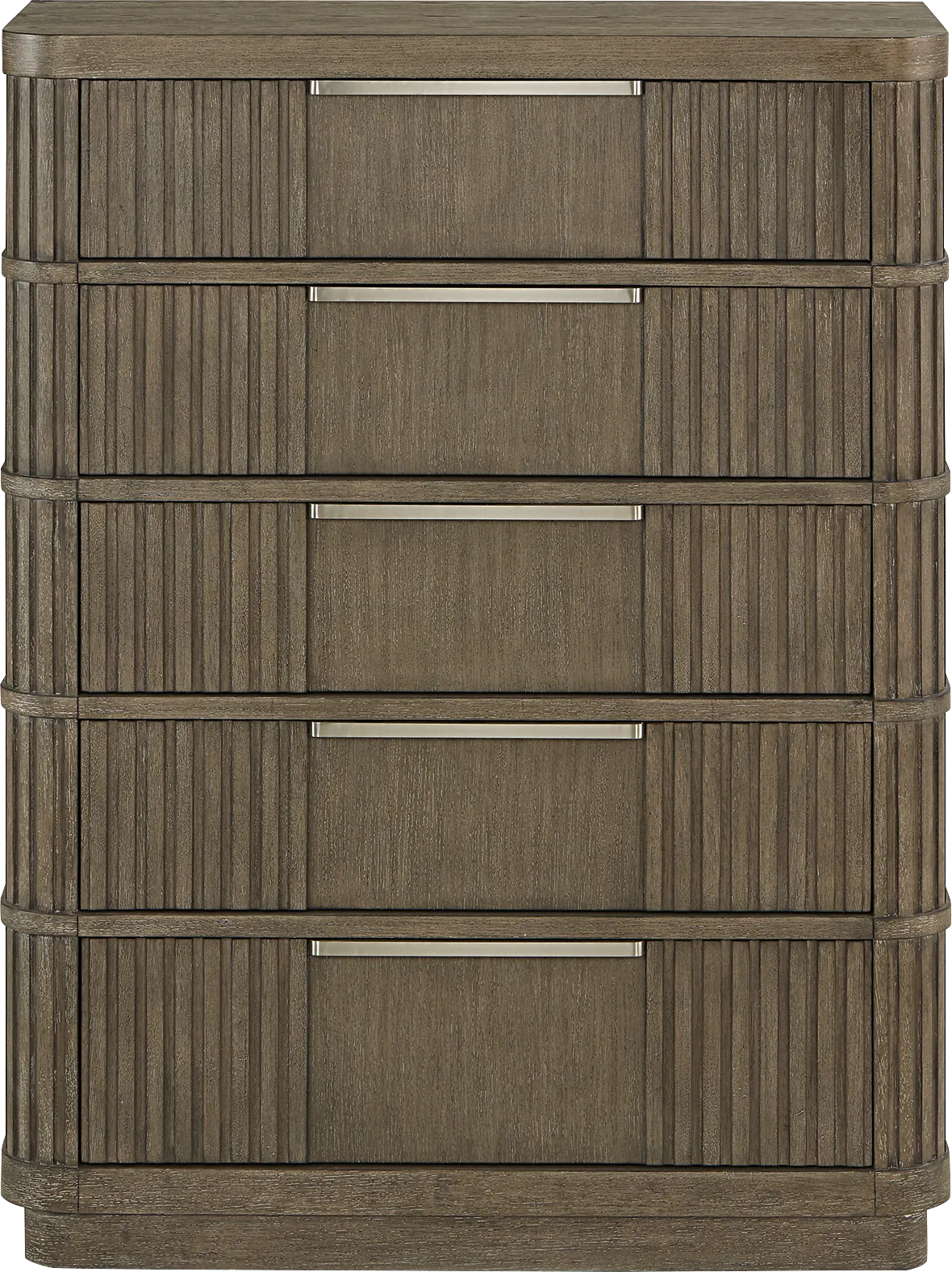 Sausalito Brown 5 Pc Queen Upholstered Bedroom - Image 5