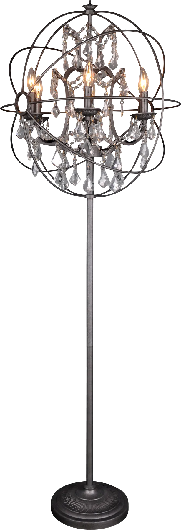 Ellatis Brown Floor Lamp - Image 1