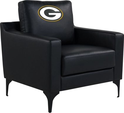Green Bay Packers Black Accent Chair