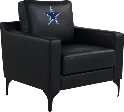 Dallas Cowboys Black Accent Chair